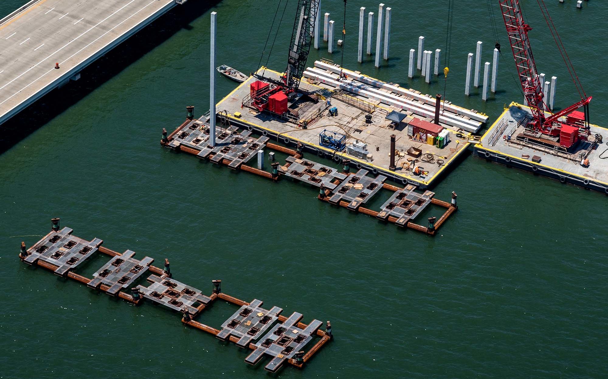 Howard Frankland Bridge Pile Templates Project